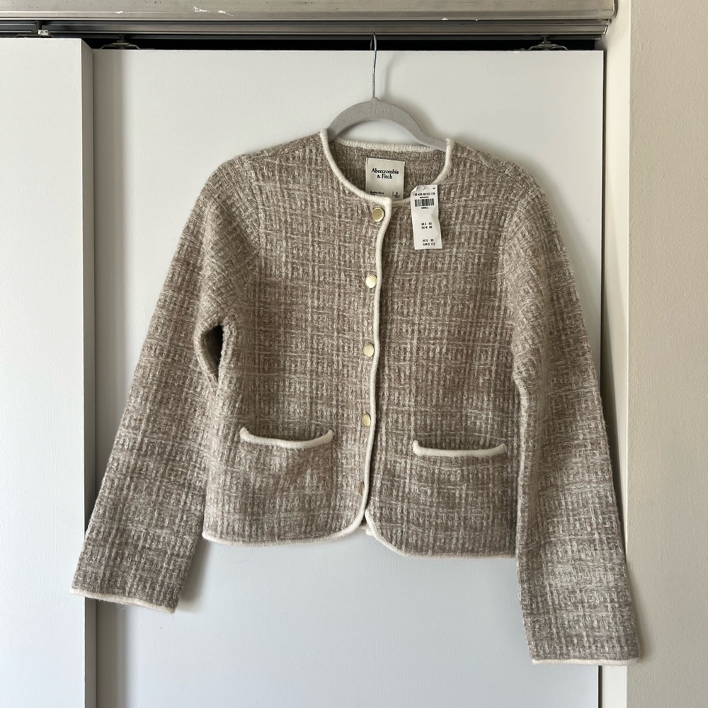 Abercrombie Novelty Tweed Inspired Sweater